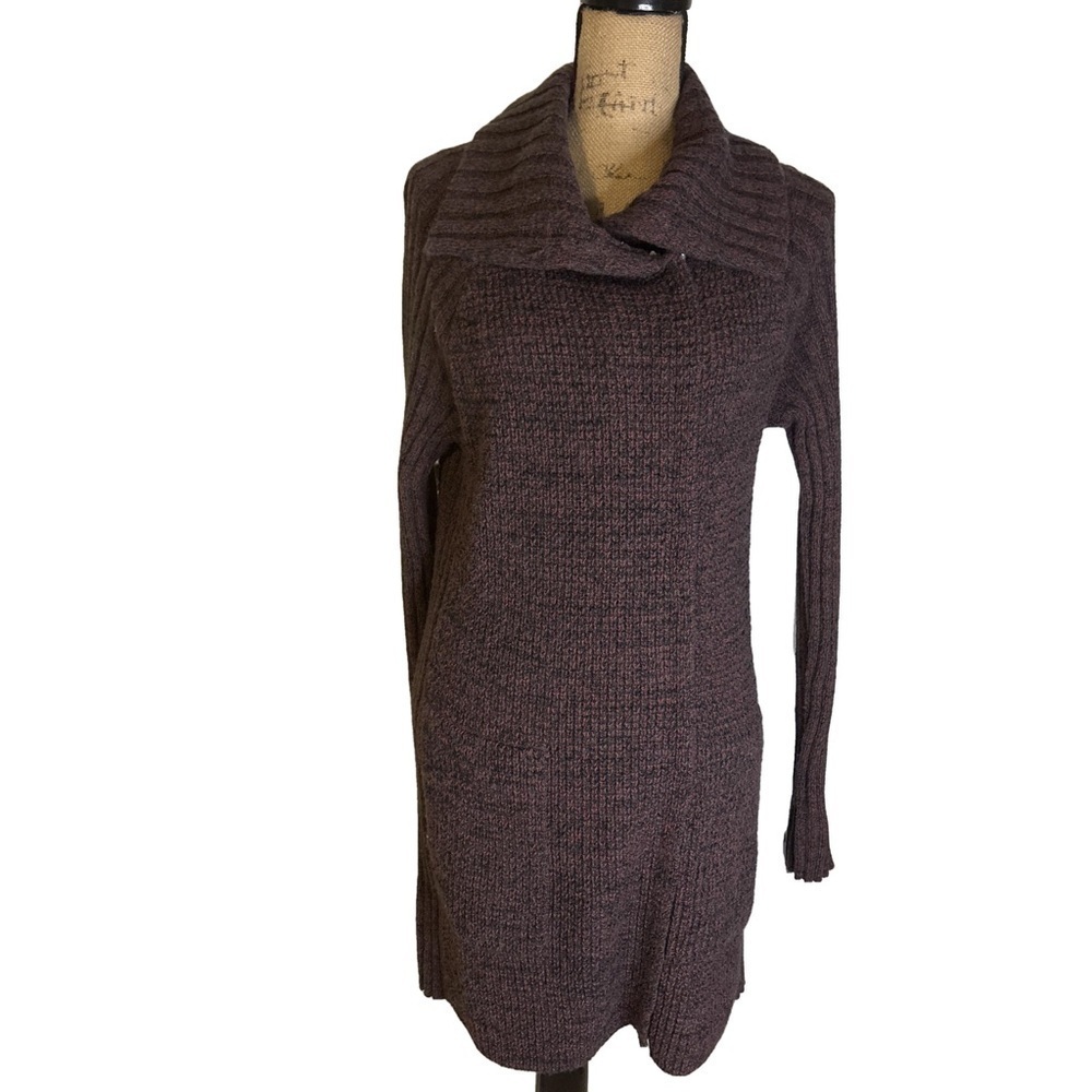 NWT Prana sweater dress chunky knit small full zip